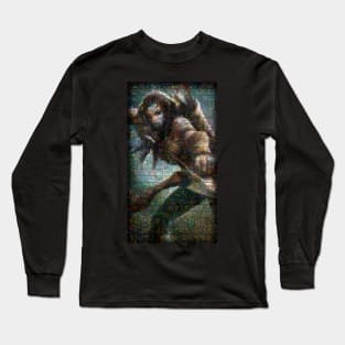 Ashe Mosaic Portrait 4 Long Sleeve T-Shirt